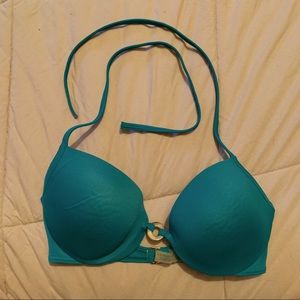 Victoria’s Secret 34D Biofit Teal Bikini Top